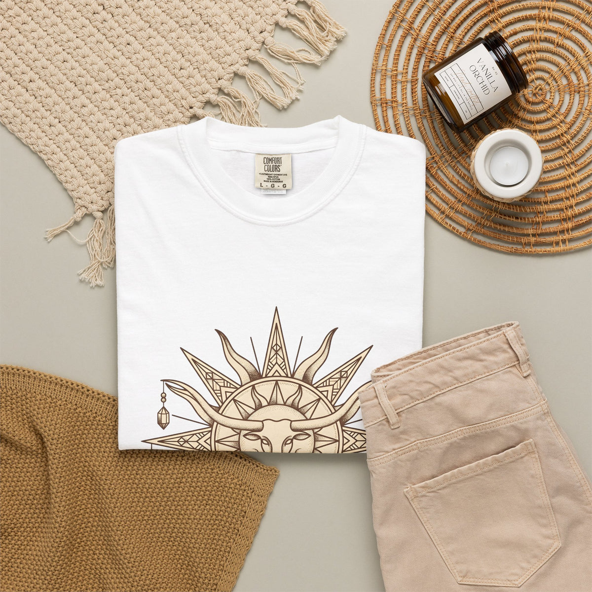 Steer Skull Sun T-Shirt Cowgirl Frontier Gift Women Gypsy T-Shirt Skull T-Shirt Cowboy Fan Bull Graphic Old-Fashioned Stones T-Shirt