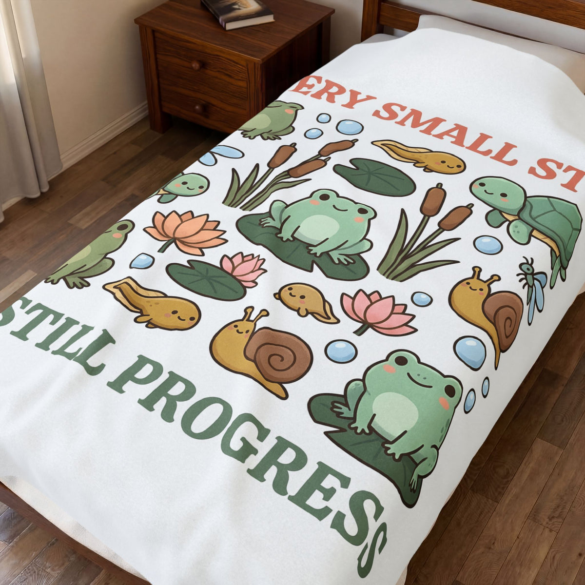 Frog Turtle Snail Blanket Motivation Nature Gift Women Cartoon Blanket Amphibian Blanket Inspirational Enthusiast Comic Blanket Environmental