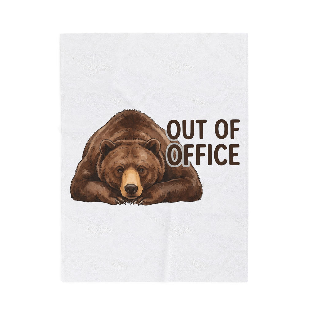 Brown Bear Blanket Bear Pet Gift Women Sketch Blanket Grizzly Blanket Bear Fan Ursine Blanket Animal Graphic Comic Sleep Blanket