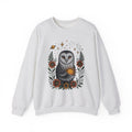 Owl Sun Boho Chic Nature Gift Boho Hoot Bohemian Fan Hippie Environmental Vintage Floral Sweatshirt
