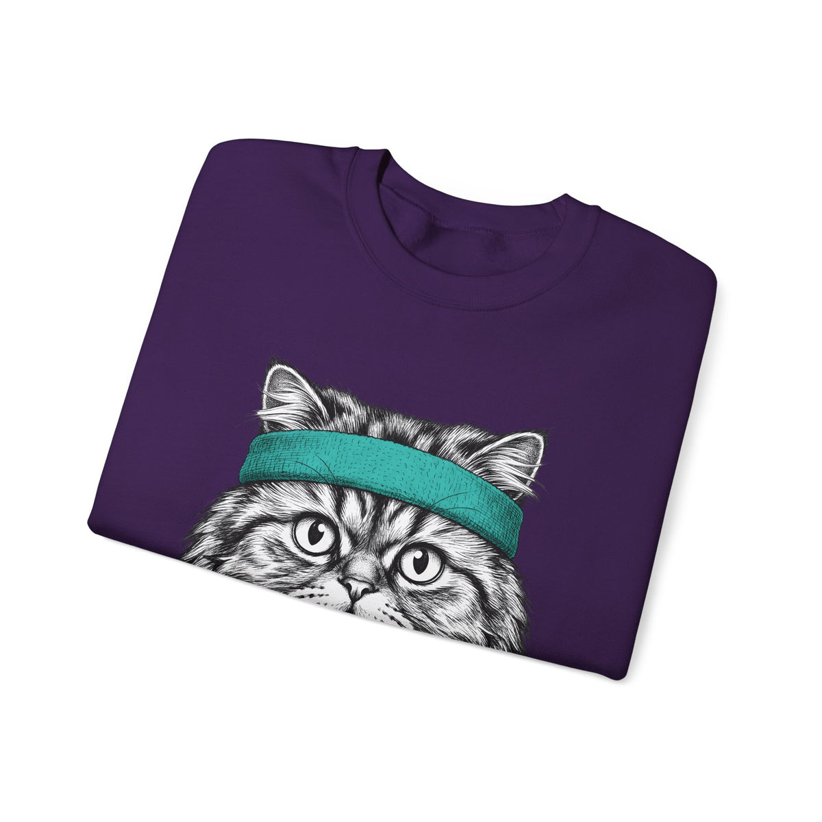 Striped Cat Sweatshirt Cat Pet Supplies Gift Women Doodle Sweatshirt Tabby Cat Sweatshirt Cat Fan Feline Sweatshirt Pet Accessories Graphic Minimalist Headwrap