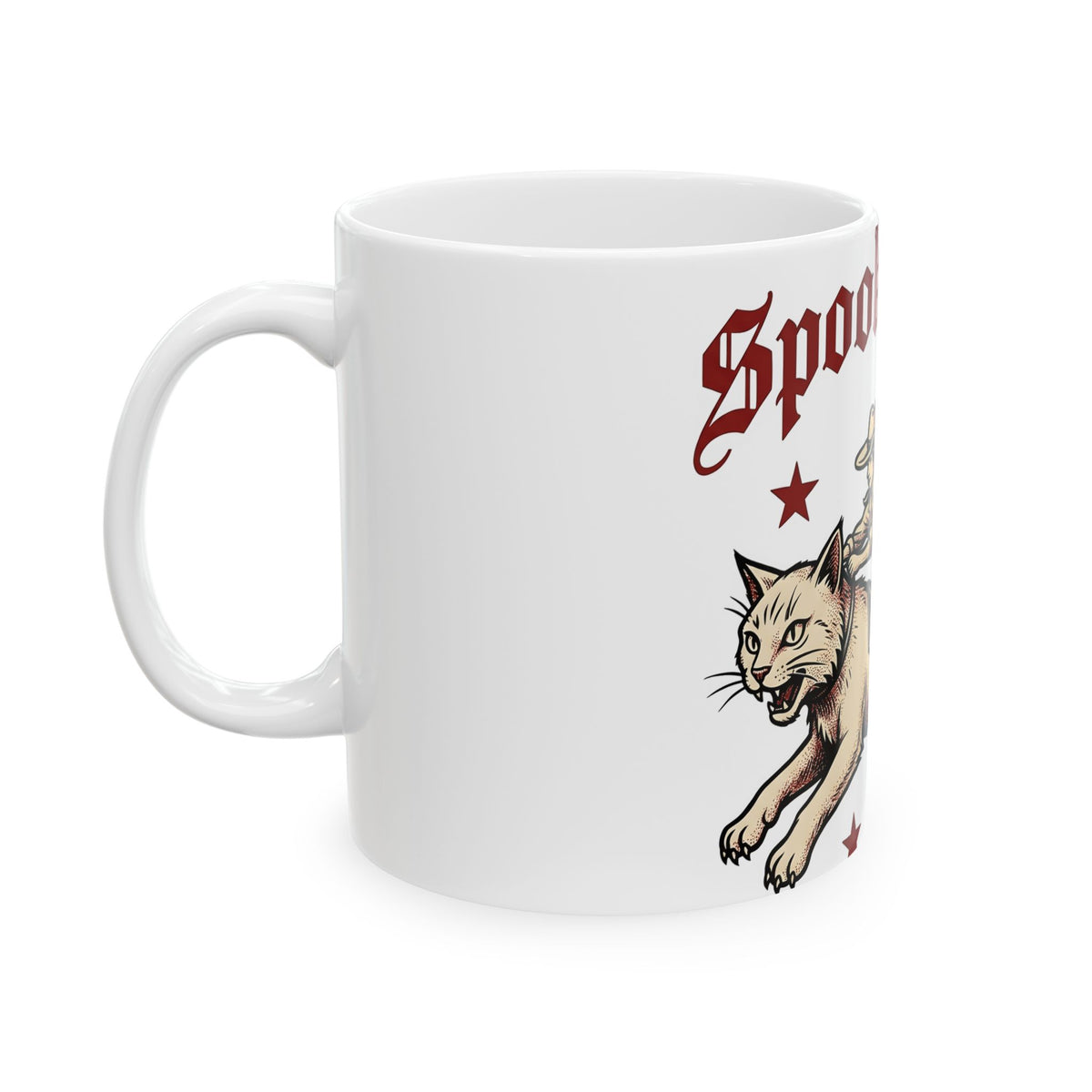 Cowgirl Kitten Halloween Rodeo Gift Farmhouse Kitten Horror Fan Rustic Rodeo Nostalgic Twinkles Mug
