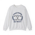 Golf Clubs Sweatshirt Golf Adventure Gift Women Sketch Sweatshirt Golf Irons Sweatshirt Golfer Enthusiast Drawing Graphic Explorer Cartoon Golf Ball Sweatshirt