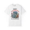 Cat Blender T-Shirt Cat Dessert Gift Women Retro T-Shirt Blender T-Shirt Cat Fan Vintage T-Shirt Pastry Graphic Sketch Blossoms T-Shirt