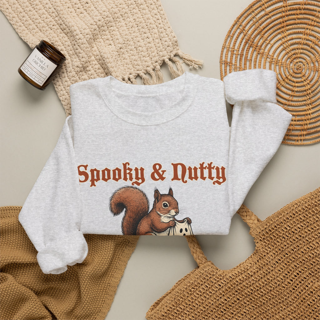 Tree Critter Pumpkin Sweatshirt Halloween Creatures Gift Women Rustic Sweatshirt Gourd Sweatshirt Spooky Fan Primitive Sweatshirt Monster Graphic Outline Seed