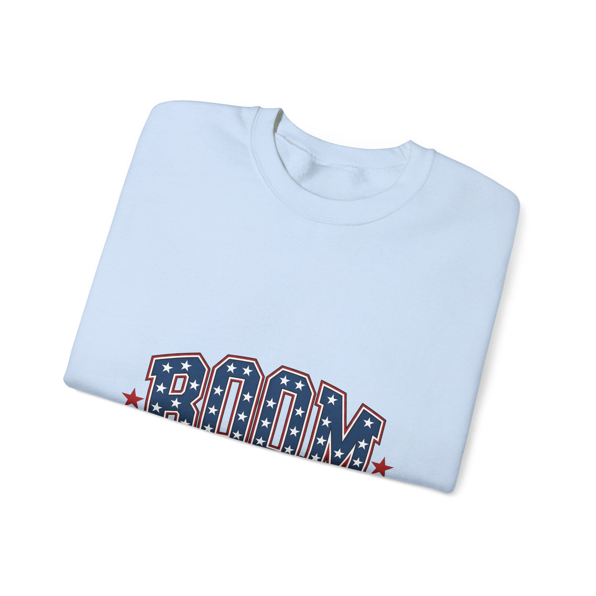 Star Pattern Text Sweatshirt 4th Of July Patriotic Gift Women Bold Sweatshirt Typography Sweatshirt Independence Fan Vintage Sweatshirt American Graphic Retro