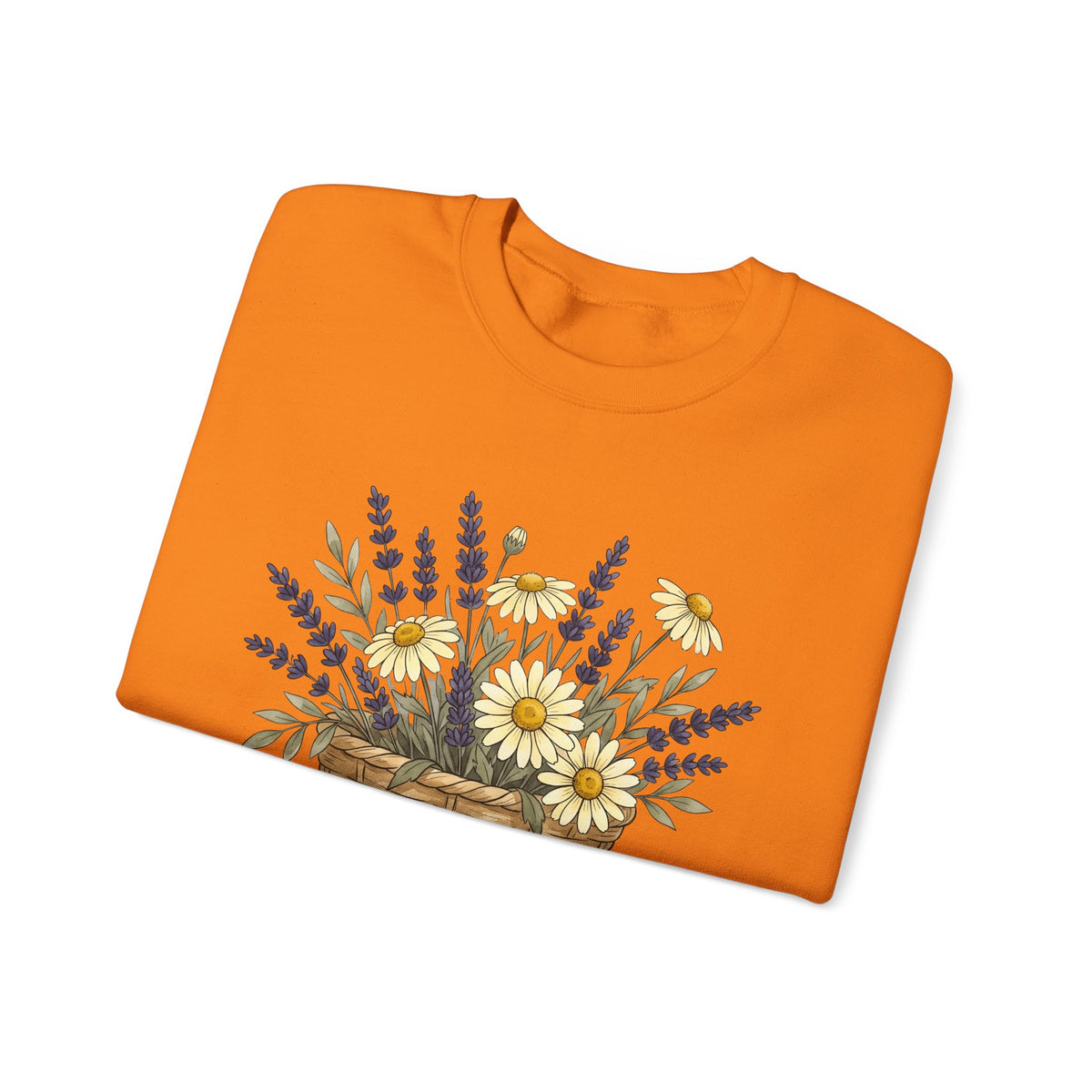 Flower Bunch Sweatshirt Moms Plants Gift Women Hand Drawn Sweatshirt Bouquet Sweatshirt Mother Fan Illustrated Sweatshirt Botanical Graphic Sketch Daisy Bloom