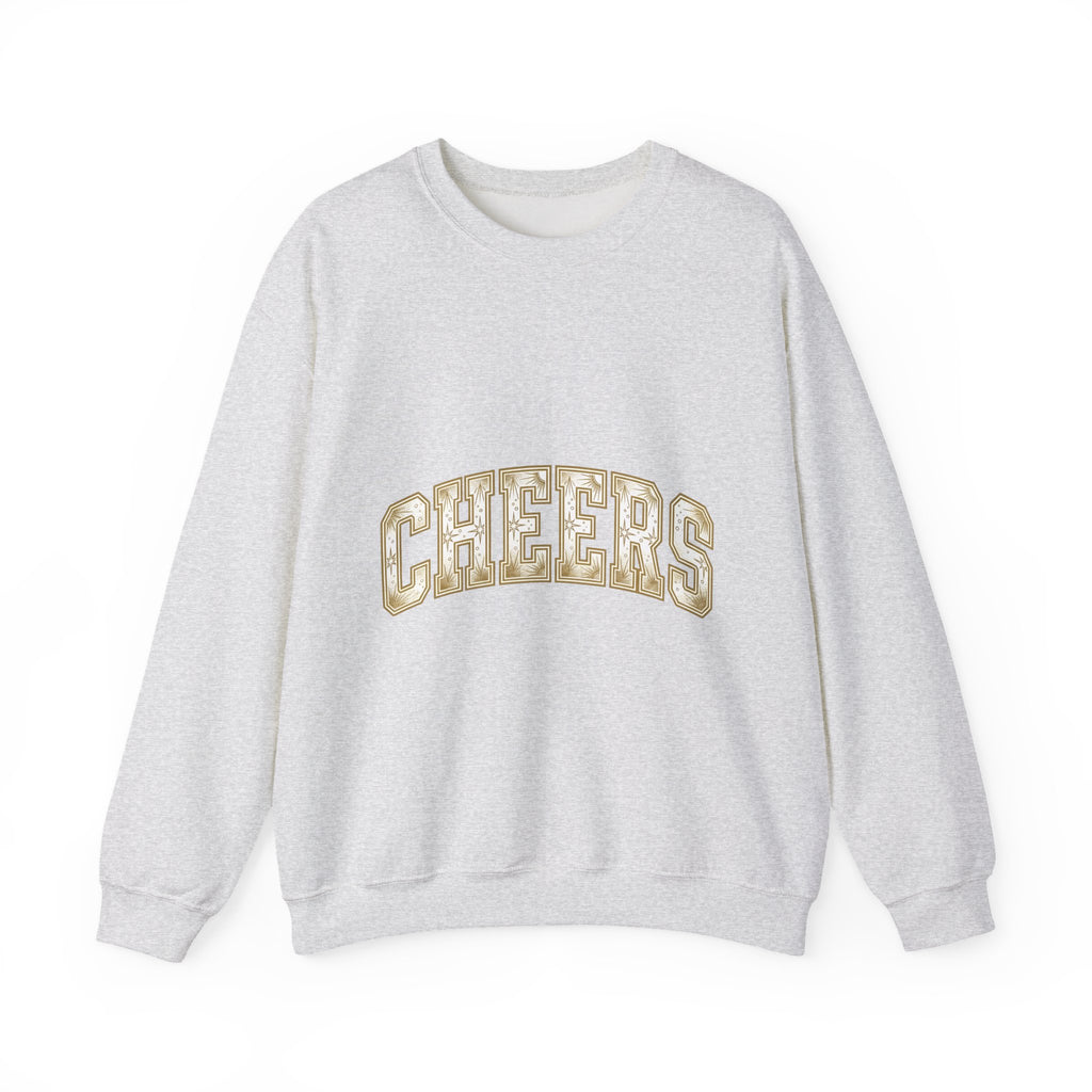 Festive Lettering Holiday Gathering Gift Cheerful Typography Christmas Fan Hand Lettering Party Sweatshirt