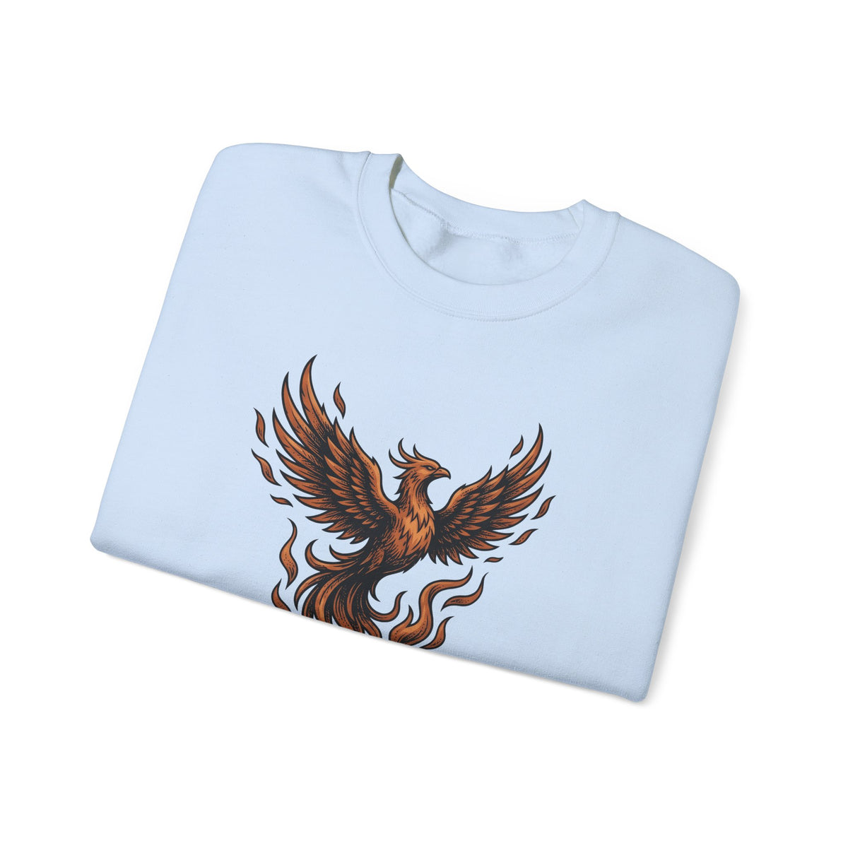 Phoenix Coffee Cup Sweatshirt Coffee Fantasy Gift Women Tattoo Sweatshirt Coffee Sweatshirt Sweatshirt Coffee Fan Ink Sweatshirt Mythical Graphic Vintage Flames