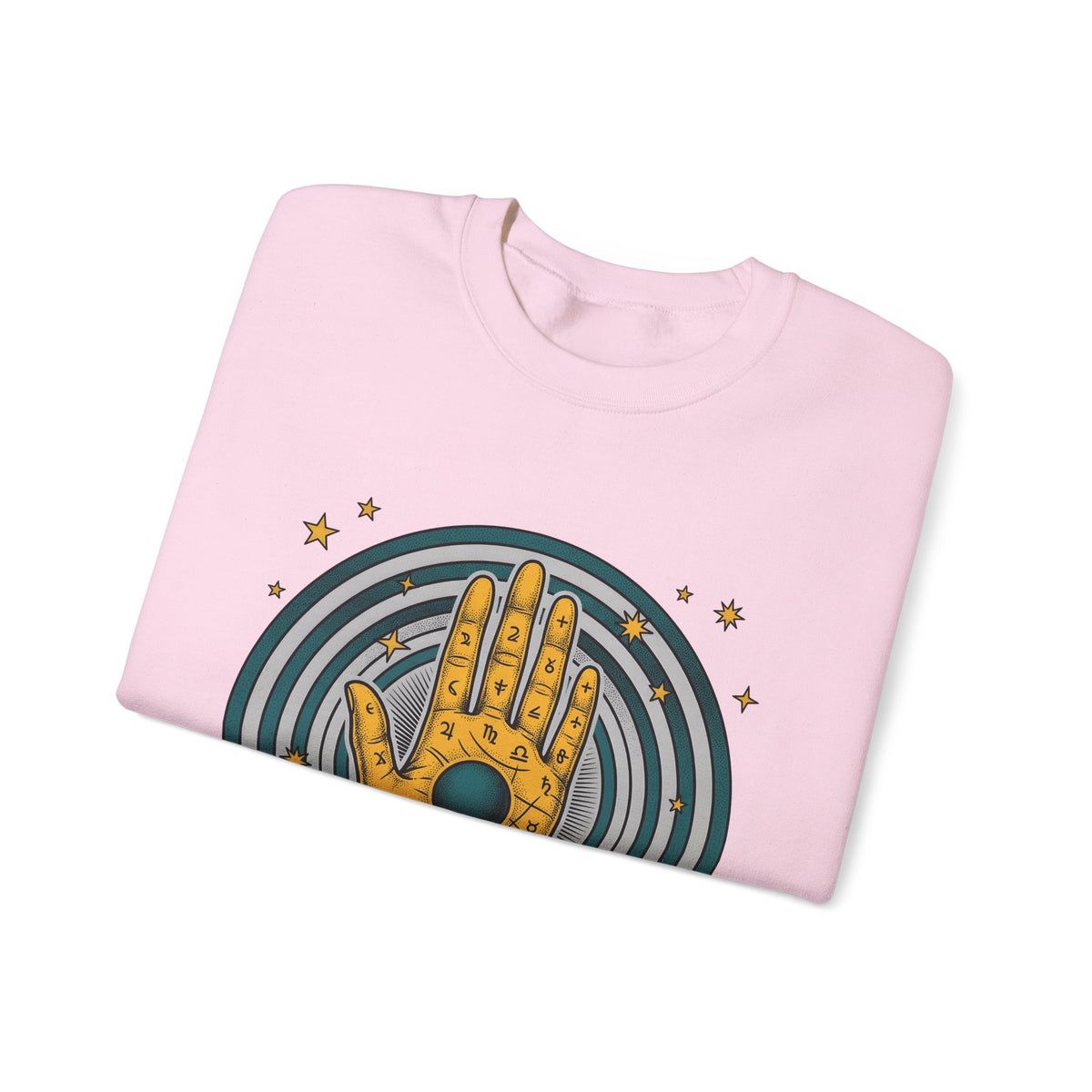 Fortune Hand Sweatshirt Astrology Esoteric Gift Women Ethnic Sweatshirt Palmistry Sweatshirt Zodiac Fan Tribal Sweatshirt Mystical Graphic Classic Astrological