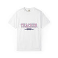 Bow Graphic T-Shirt Teachers Appreciation Gift Women Bold T-Shirt Bow T-Shirt Educator Enthusiast Graphic T-Shirt Gratitude Illustration Minimalist