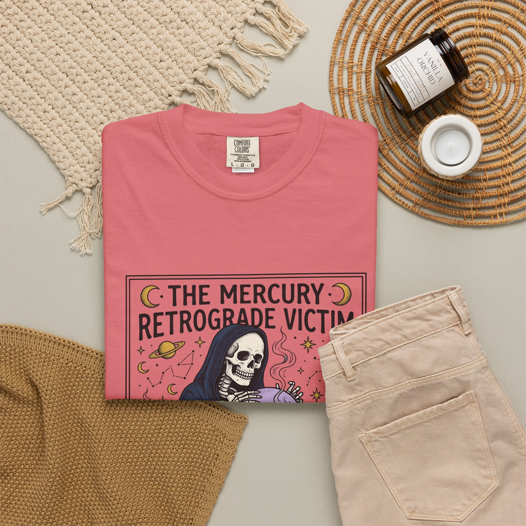 Bony Seer T-Shirt Boho Chic Zodiac Gift Women Witchy T-Shirt Oracle T-Shirt Bohemian Fan Mystical T-Shirt Astrology Graphic Hand Drawn Card Deck
