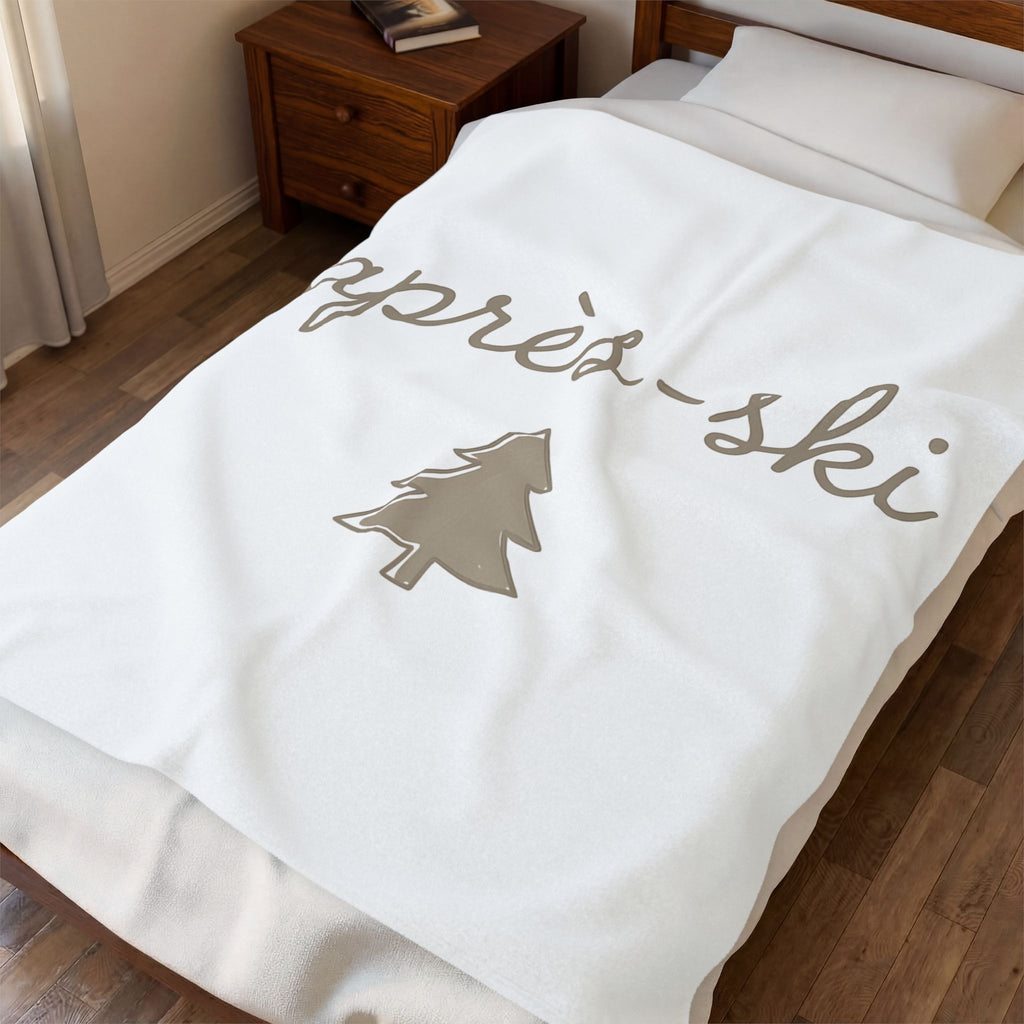 Pine Tree Holiday Freeze Gift Basic Evergreen Christmas Fan Simple Frost Trendy Blanket