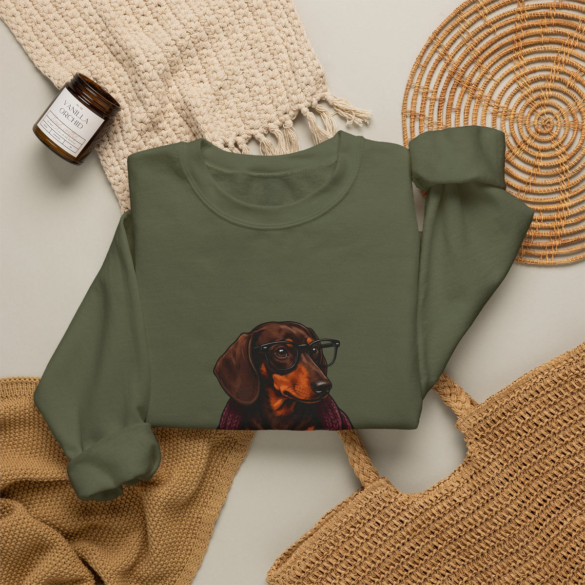 Dachshund Sweatshirt Dog Paperback Gift Women Animated Sweatshirt Wiener Dog Sweatshirt Dog Fan Doxie Sweatshirt Novelty Graphic Classic Literature Sweatshirt