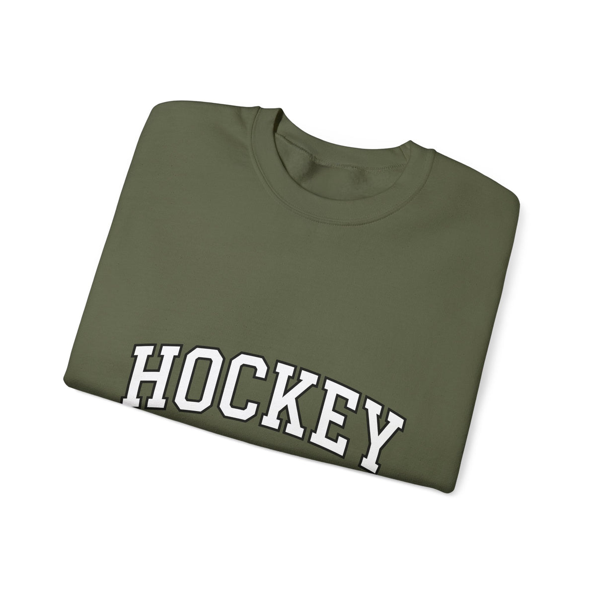 Varsity Lettering Sweatshirt Moms Puck Sport Gift Women Thick Sweatshirt Letterman Sweatshirt Mom Fan Bold Sweatshirt Hockey Graphic Classic Team Mom Sweatshirt