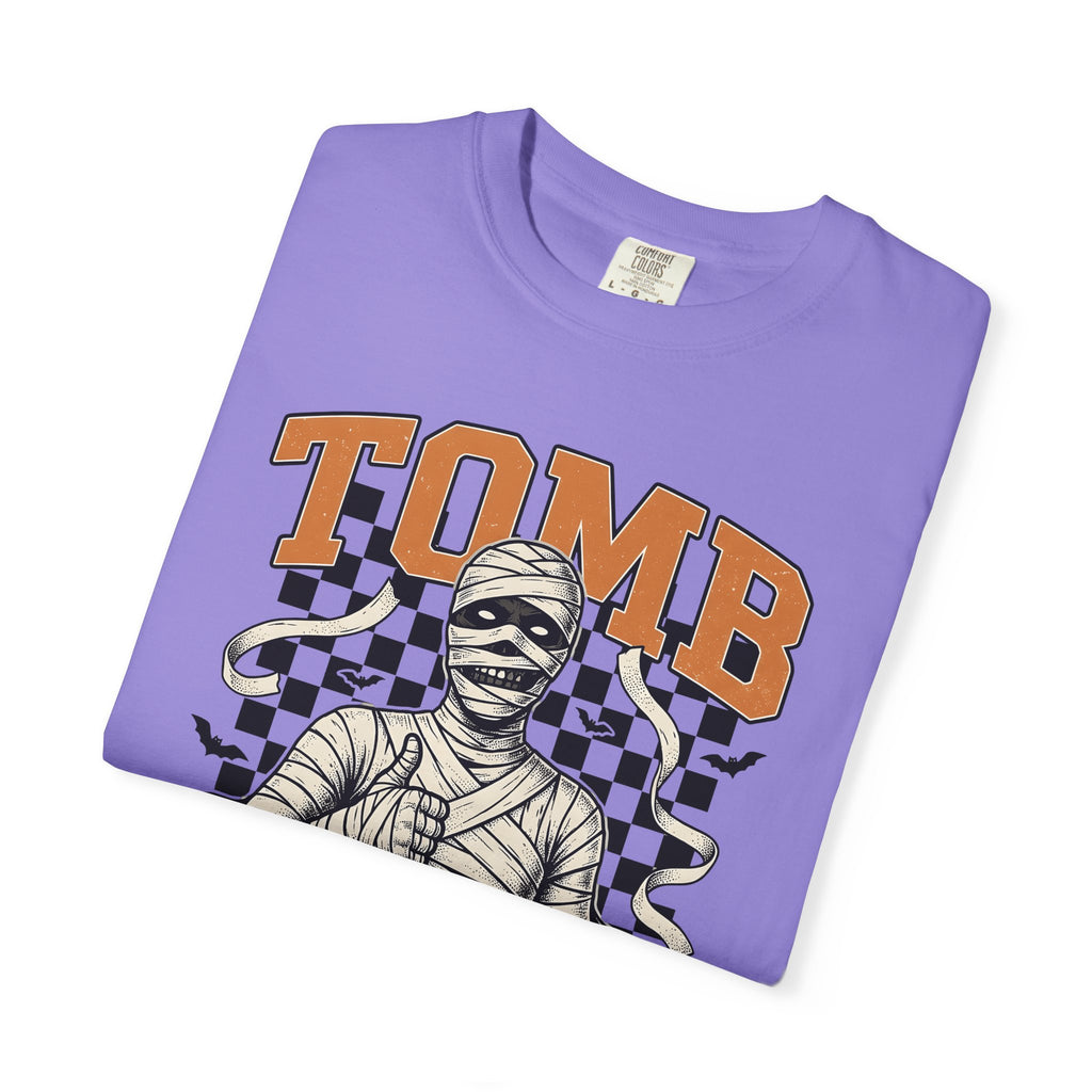 Wrapped Mummy T-Shirt Halloween Fright Gift Women Old School T-Shirt Mummy T-Shirt Horror Fan Scary T-Shirt Scare Graphic