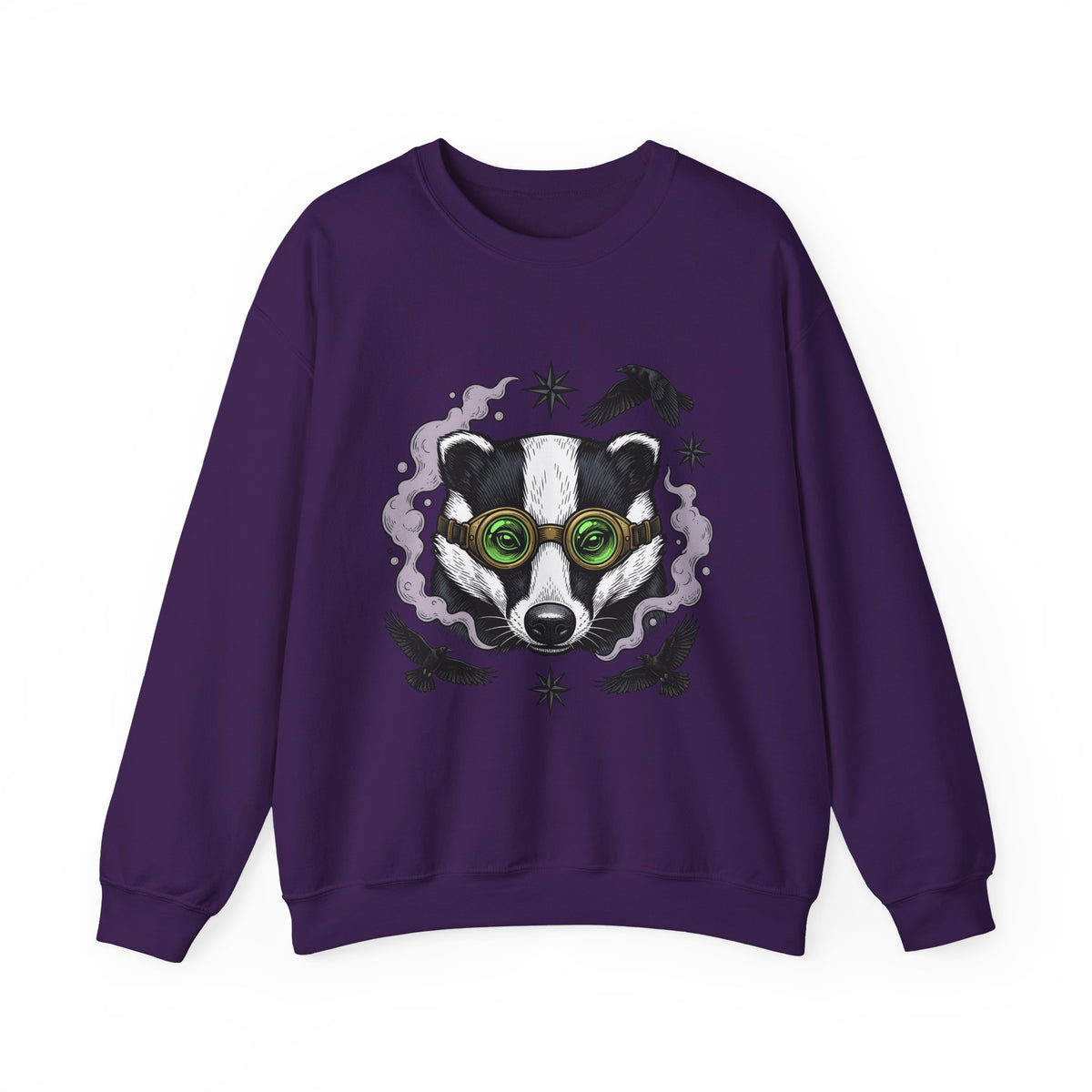 Badger Eyewear Halloween Creatures Gift Mysterious Glasses Horror Fan Spectacles Creature Classic Sweatshirt