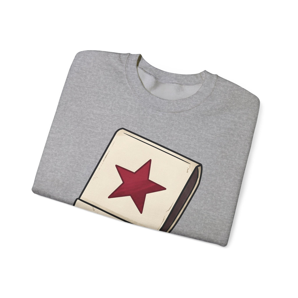 Matchbook Illustration Sweatshirt Cute Quote Gift Women Sketch Sweatshirt Matchcover Sweatshirt Kawaii Fan Doodle Sweatshirt Inspirational Graphic Simple Star