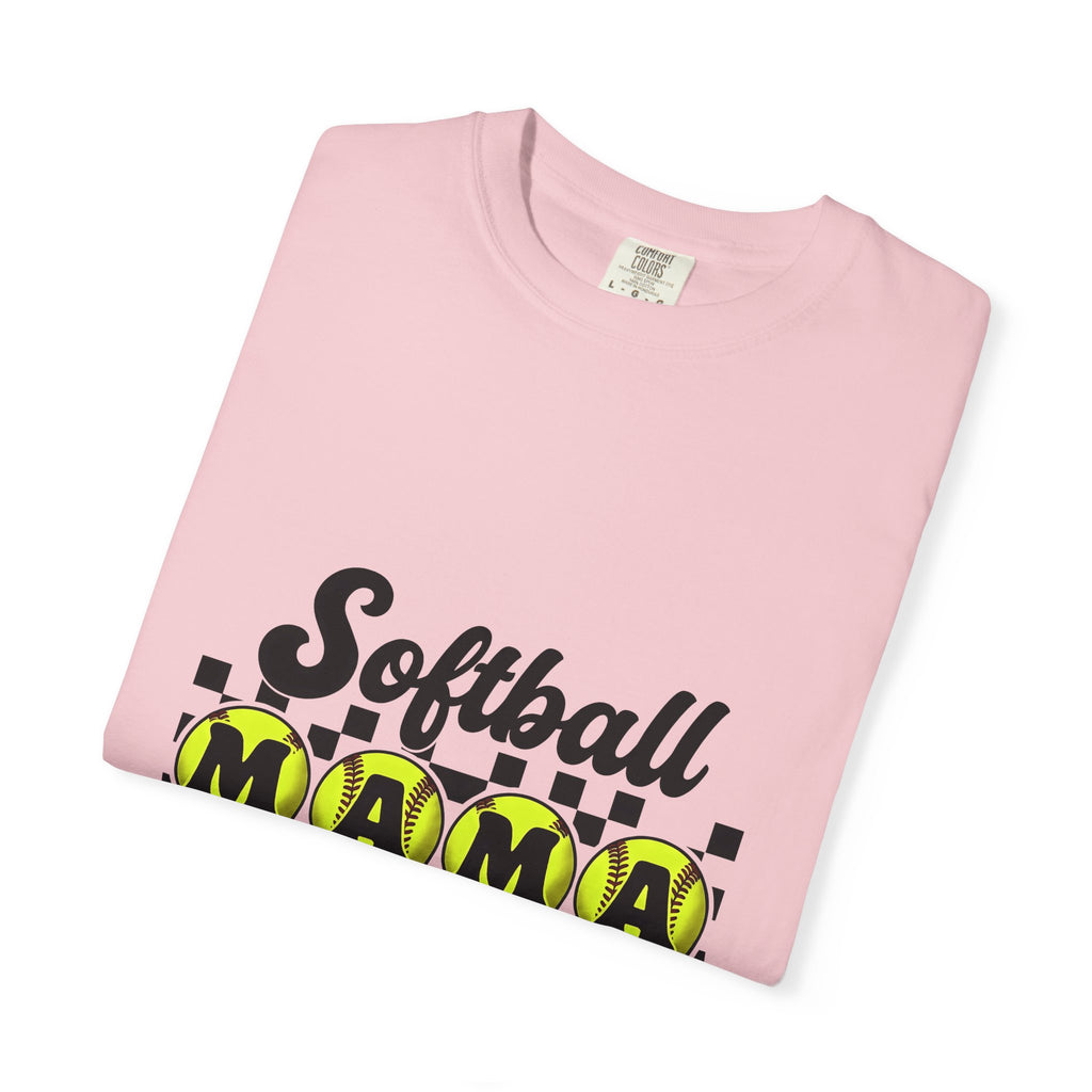 Softball Balls T-Shirt Softball Mom Competition Gift Women Minimalist T-Shirt Softballs T-Shirt Mom Fan Simple T-Shirt Competitive Graphic