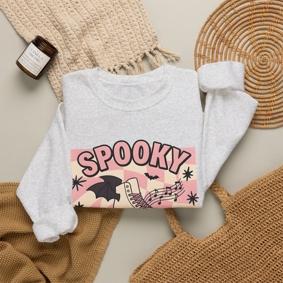 Roller Skate Bat Sweatshirt Halloween Sports Gift Women Line Art Sweatshirt Roller Derby Sweatshirt Horror Fan Skate Graphic Athlete