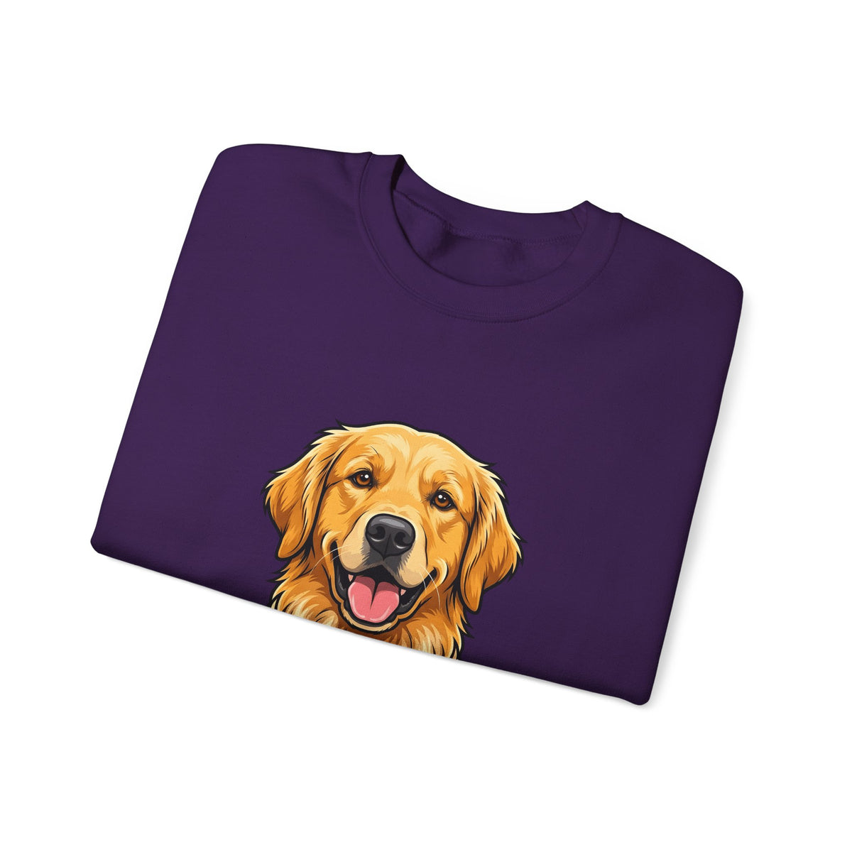 Golden Retriever Dog Pet Gift Cartoon Retriever Dog Fan Puppy Doggy Bold Fur Sweatshirt