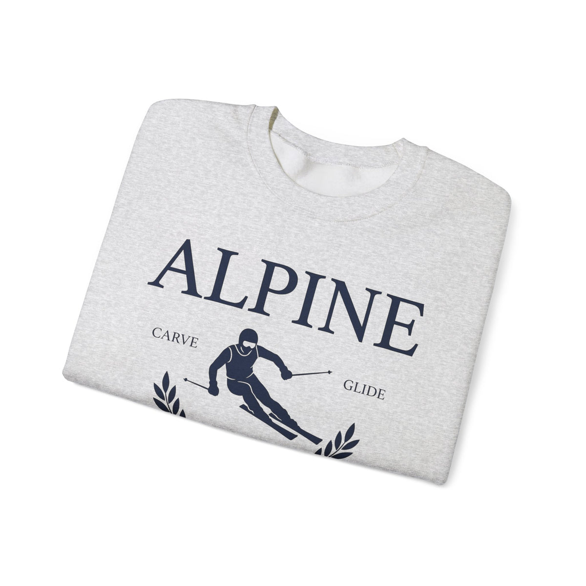 Ski Vector Sweatshirt Skiing Frost Gift Women Line Art Sweatshirt Ski Graphic Sweatshirt Snowboarder Enthusiast Illustration Sweatshirt Frosty Graphic Basic