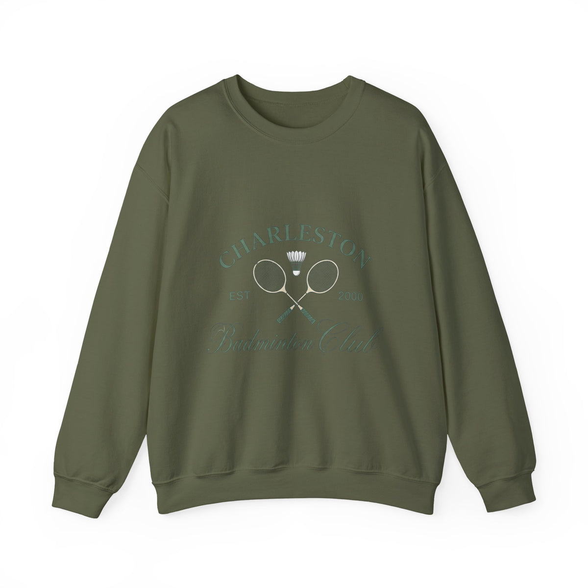 Badminton Racquets Badminton Group Gift Sketch Rackets Badminton Enthusiast Drawing Team Basic Birdie Sweatshirt