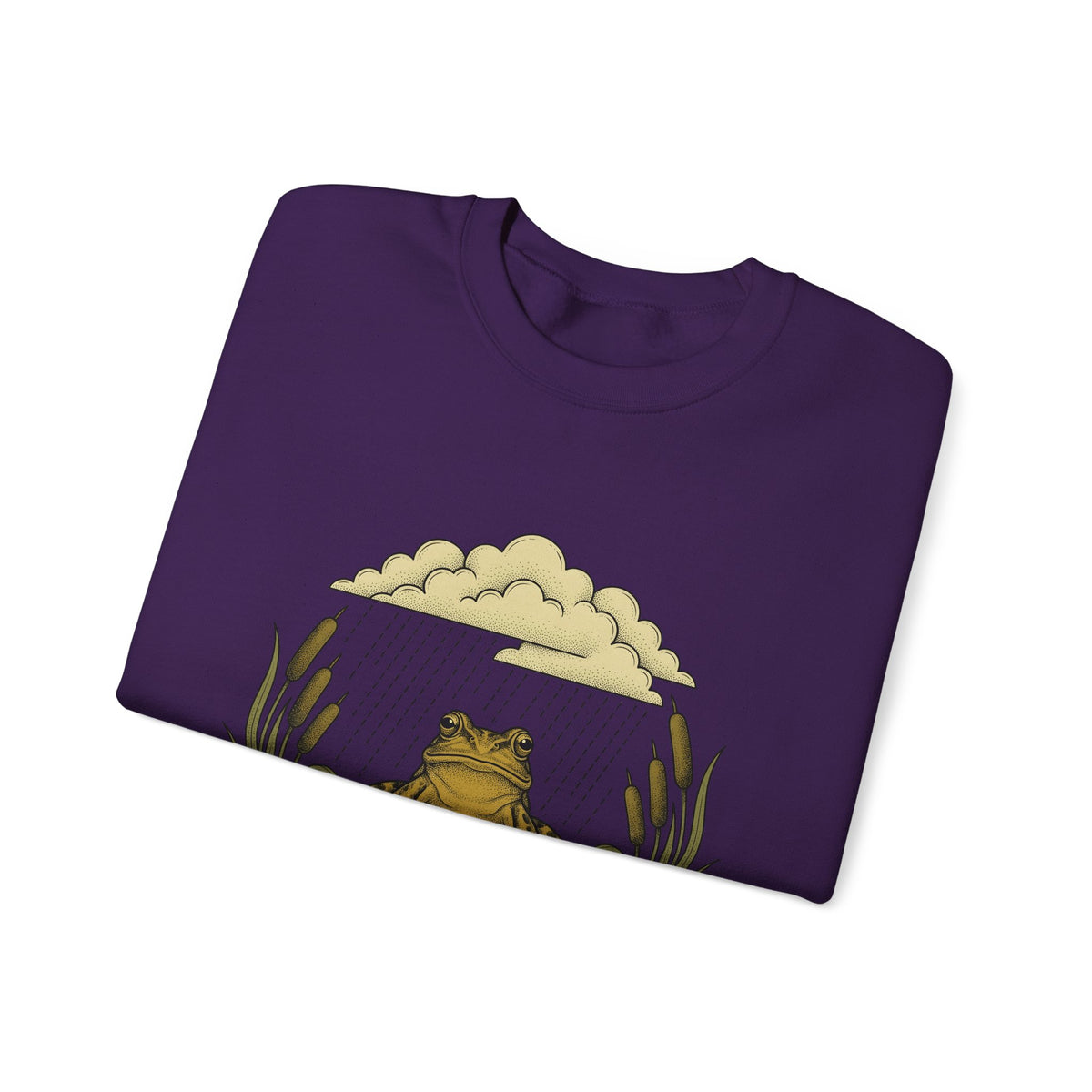Frog Drawing Sweatshirt Boho Chic Flora Gift Women Garden Sweatshirt Toad Sweatshirt Bohemian Fan Botanical Sweatshirt Floral Graphic Classic Pond Flower