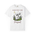 Raccoon Seed T-Shirt Cute Wildlife Gift Women Fanciful T-Shirt Trash Panda T-Shirt Adorable Fan Whimsical T-Shirt Animal Graphic Doodle Lunar