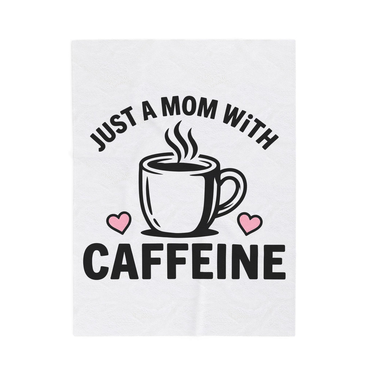 Coffee Cup Blanket Mom Coffee Gift Women Bold Blanket Blanket Blanket Mother Fan Coffee Blanket Graphic Minimalist Heart Blanket