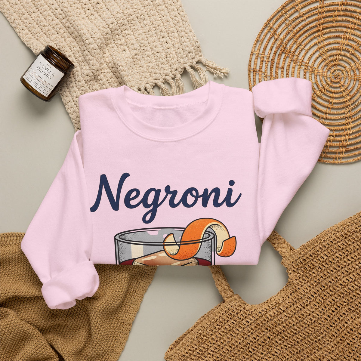 Martini Glass Sweatshirt Drinks Tavern Gift Women Classic Sweatshirt Cocktail Sweatshirt Cocktail Fan Barware Sweatshirt Pub Graphic Line Art Orange Zest