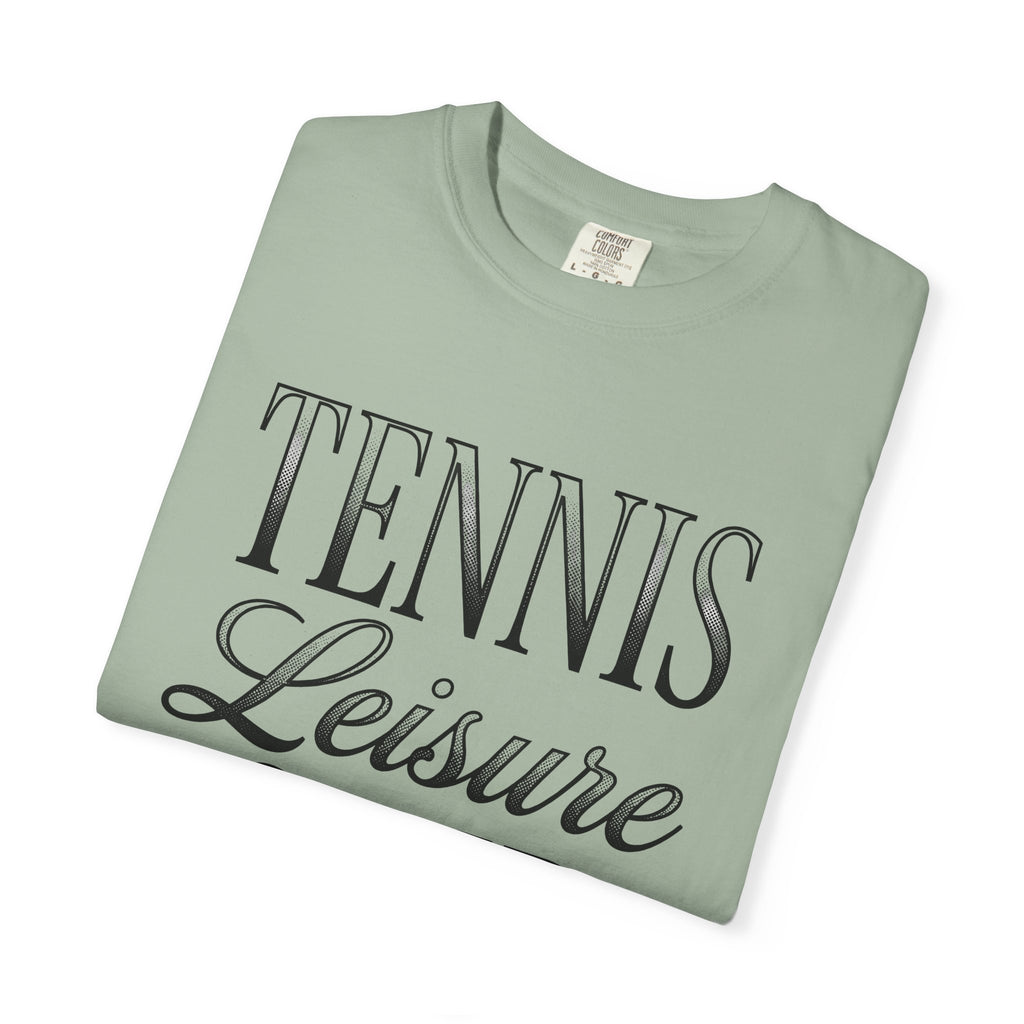 Tennis Club Tennis Fitness Gift Vintage Tennis Team Tennis Fan Athletic Workout Classic Script T-Shirt