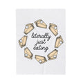 Pie Pieces Holiday Cuisine Gift Sketch Pastry Christmas Fan Hand Drawn Food Retro Cream Blanket