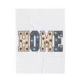 Strawberry Flower Lettering Farmhouse Farmhouse Gift Rustic Strawberry Typography Country Fan Rustic Chic Blanket