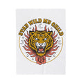 Tiger Head Blanket Boho Chic Animal Gift Women Psychedelic Blanket Tiger Blanket Hippie Fan Tribal Graphic Vintage Rose Blanket