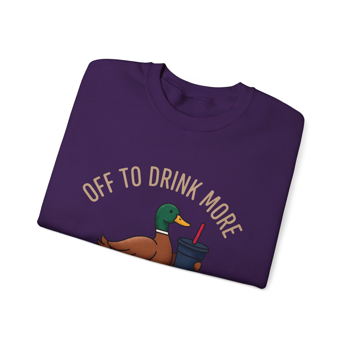 Duck Coffee Glass Sweatshirt Christmas Beverage Gift Women Doodle Sweatshirt Coffee Sweatshirt Sweatshirt Xmas Fan Coffee Cup Sweatshirt Drink Graphic Old School