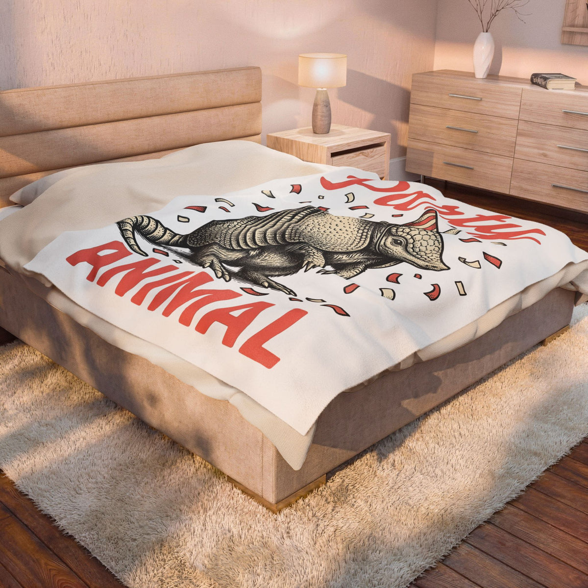 Armadillo Birthday Hat Blanket Cowgirl Celebration Gift Women Sketch Blanket Dillo Blanket Cowgirl Fan Drawing Graphic Retro Glitter Blanket