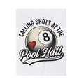 Billiard Ball Billiards Lounge Gift Retro Pool Ball Billiard Fan Vintage Bar Classic Heart Blanket