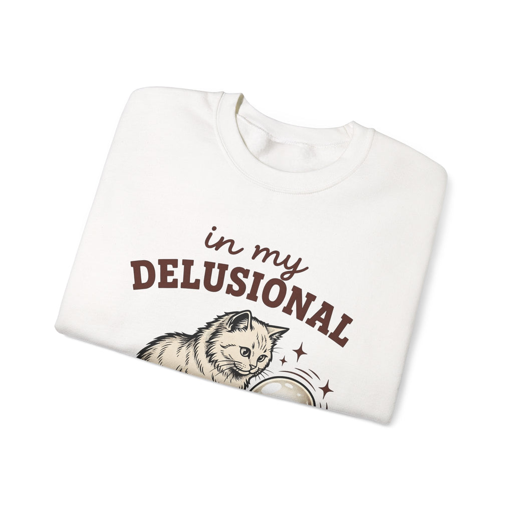Magic Cat Sweatshirt Cat Occult Gift Women Rustic Sweatshirt Kitten Sweatshirt Cat Fan Feline Sweatshirt Mystical Graphic Old-Fashioned Globe Sweatshirt