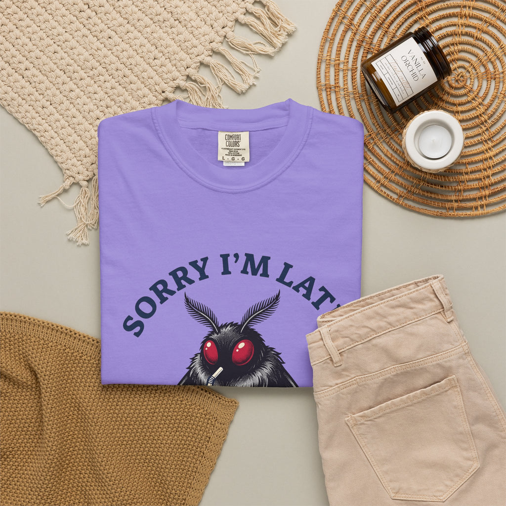 Moth Coffee T-Shirt Funny Insect Gift Women Tattoo T-Shirt Coffee T-Shirt Humor Fan Ink T-Shirt Bug Graphic Vintage Iced Drink T-Shirt
