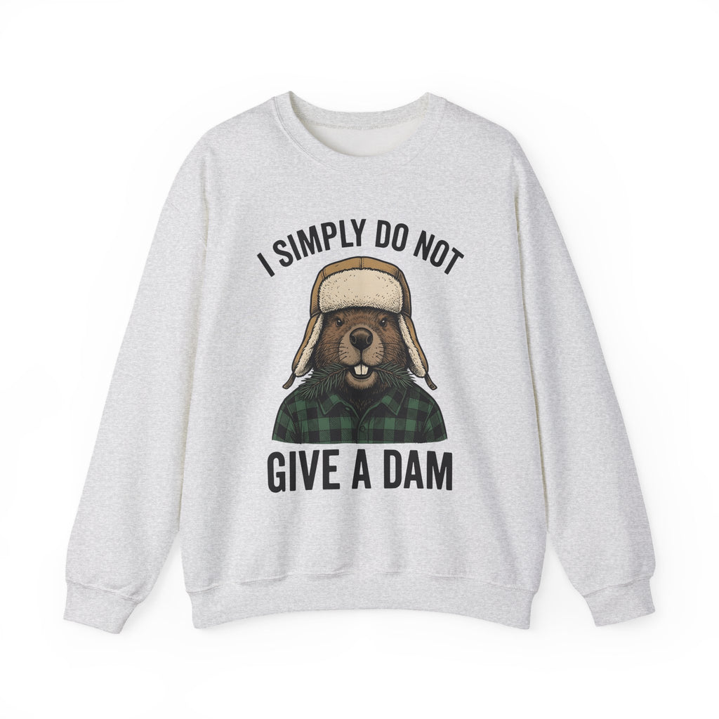 Beaver Woodsman Sweatshirt Funny Wildlife Gift Women Comic Sweatshirt Beaver Sweatshirt Humor Fan Cartoon Sweatshirt Animal Graphic Retro Checkered Sweatshirt