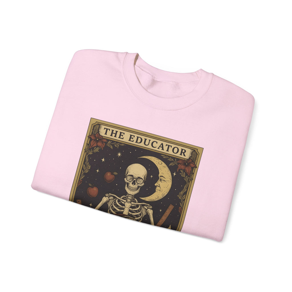 Skull Instructor Sweatshirt Teacher Dark Gift Women Retro Sweatshirt Skeleton Sweatshirt Educator Enthusiast Vintage Sweatshirt Gothic