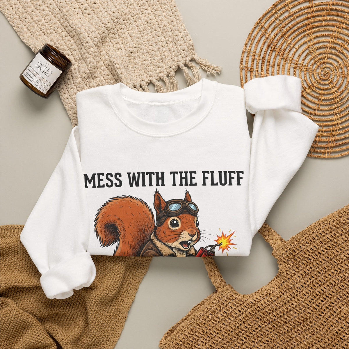 Chipmunk Flight Jacket Sweatshirt Funny Wildlife Gift Women Comic Sweatshirt Bomber Jacket Sweatshirt Humor Fan Cartoon Sweatshirt Animal Graphic Retro