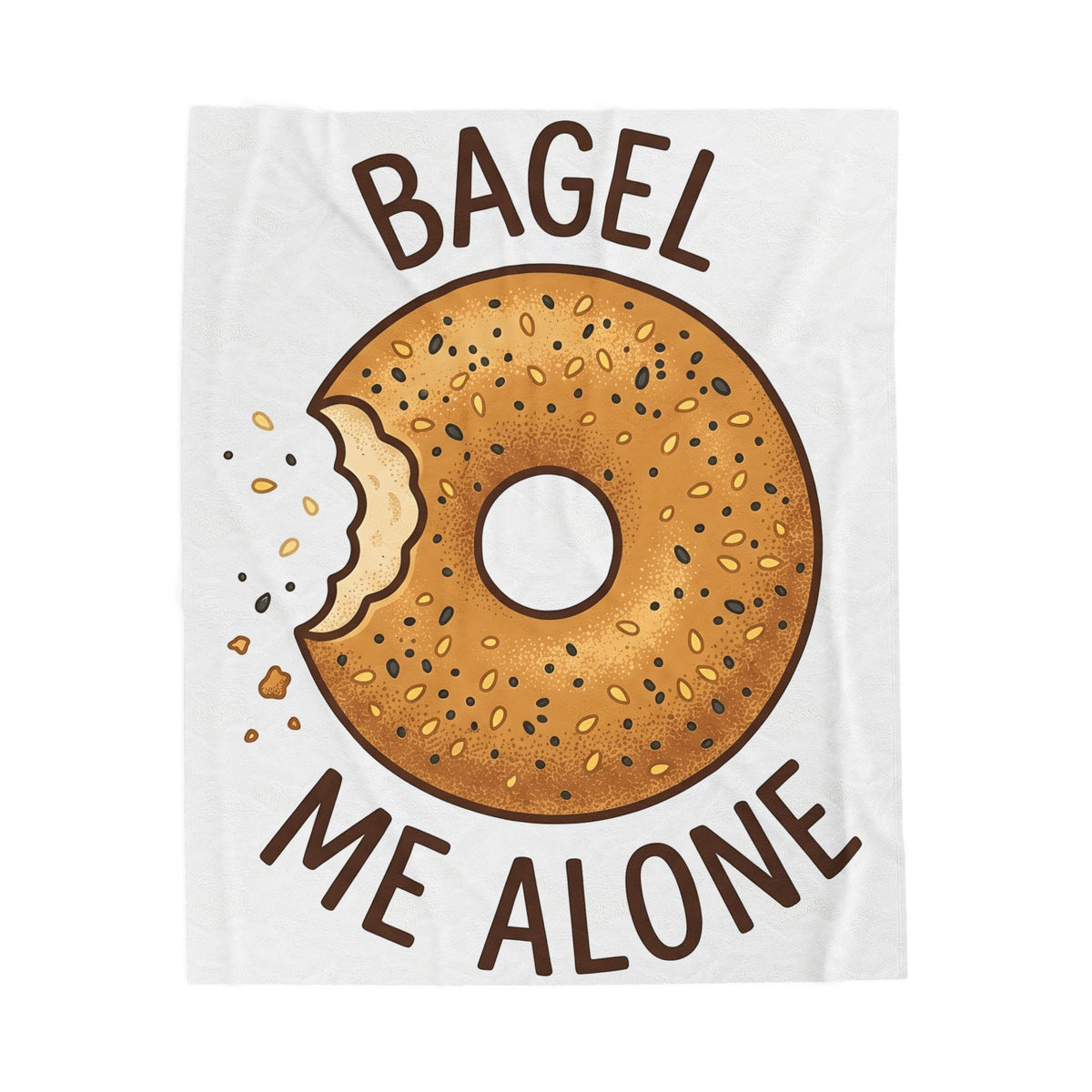 Bagel Desserts Morning Gift Doodle Bagel Pastry Fan Hand Drawn Breakfast Old School Blanket
