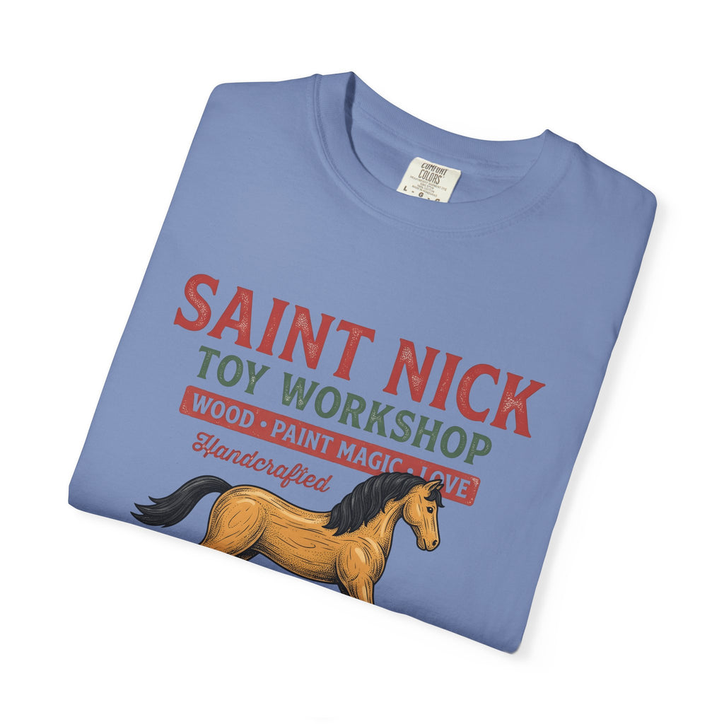 Rocking Horse T-Shirt Christmas Dolls Gift Women Retro T-Shirt Hobby Horse T-Sh