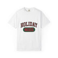 Bold College Font Holiday Christmas Decor Gift Merry Typography Christmas Fan Festive Christmas T-Shirt