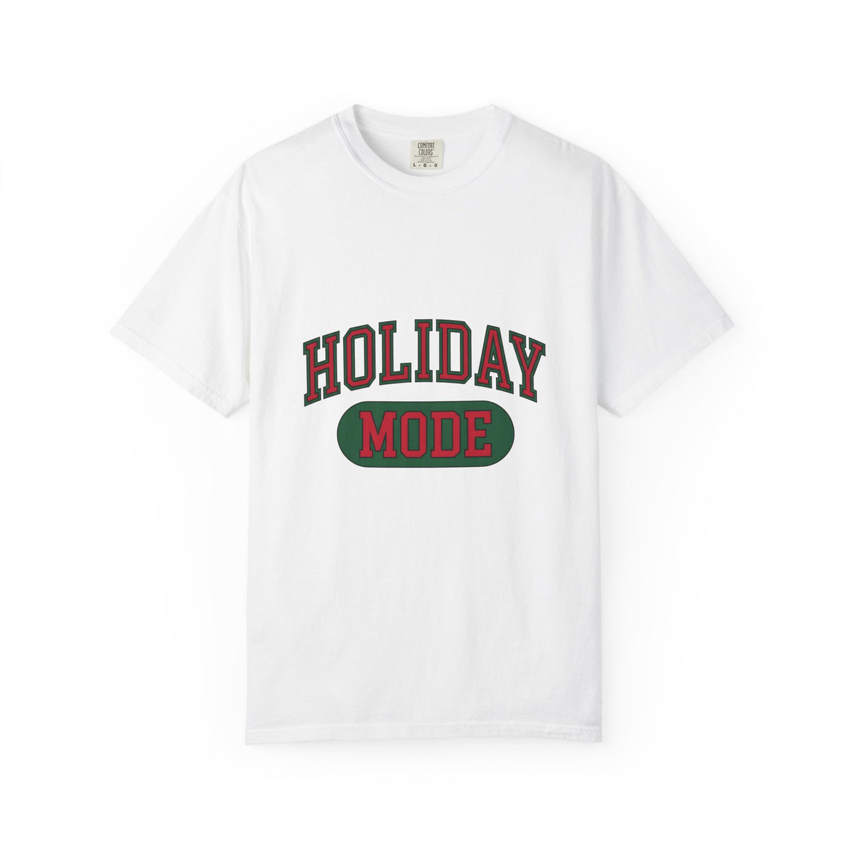 Bold College Font Holiday Christmas Decor Gift Merry Typography Christmas Fan Festive Christmas T-Shirt