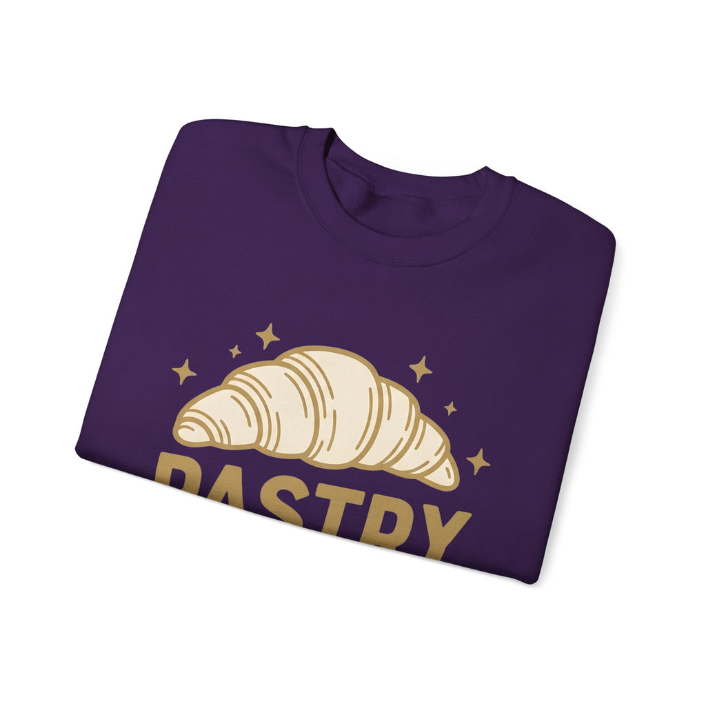 Croissant Sweatshirt Desserts Confections Gift Women Line Art Sweatshirt Pastry Sweatshirt Sweets Fan Minimalist Sweatshirt Treat Graphic Classic Glimmers