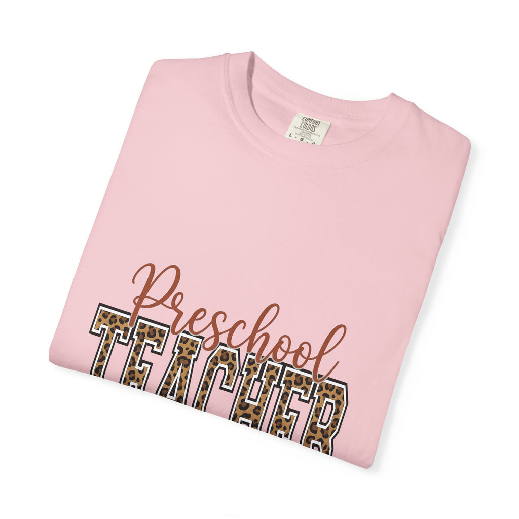 Cheetah Print Teacher T-Shirt Teacher Wildlife Gift Women Vibrant T-Shirt Educator T-Shirt Teacher Enthusiast Colorful T-Shirt Animal Graphic