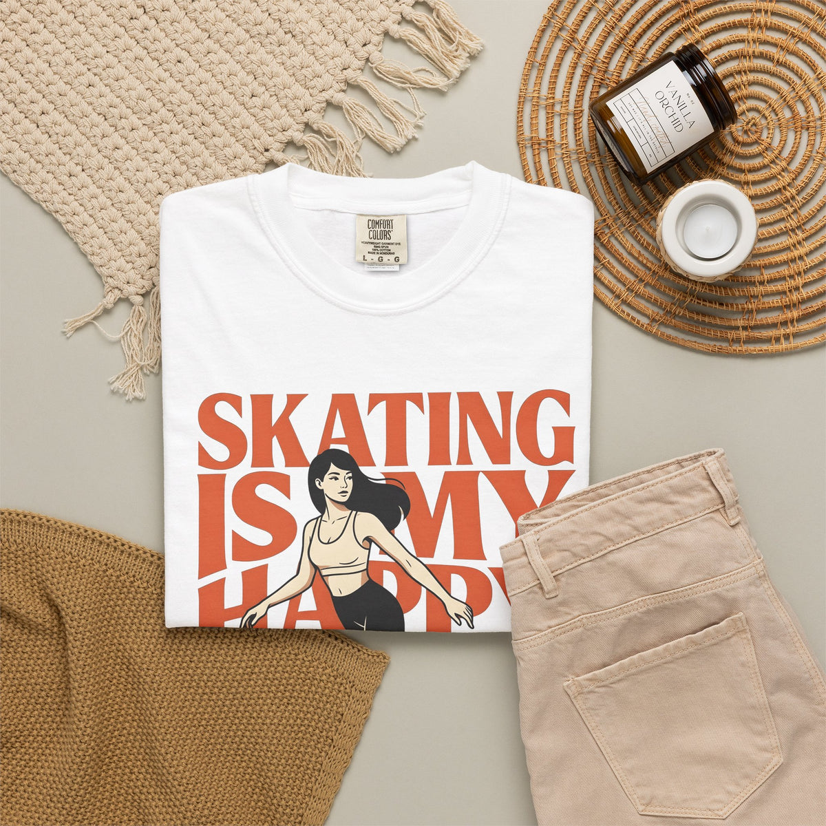 Roller Skater T-Shirt Sports Fitness Gift Women Bold Graphic T-Shirt Sk8er T-Shirt Athlete Enthusiast Graphic Design Gym Graphic Vintage Retro